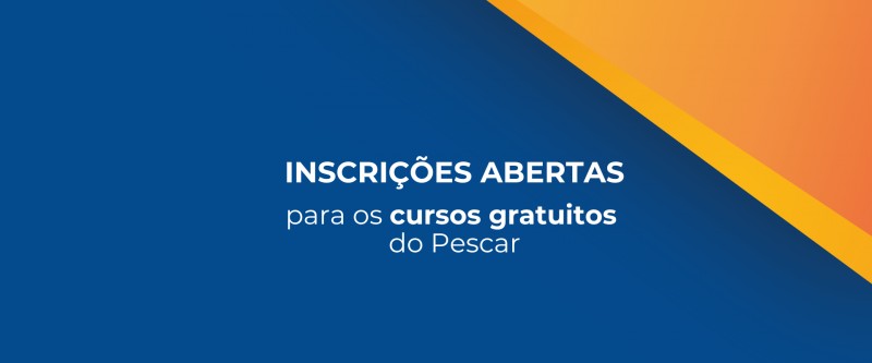 Inscrições abertas para turmas do Projeto Pescar