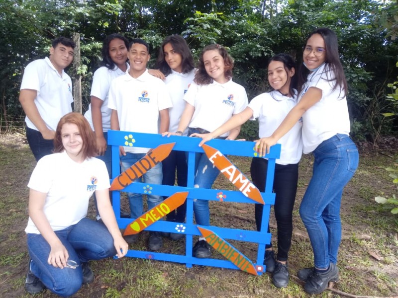 Jovens da Unidade Vicunha Maracanaú/CE, celebram do dia Mundial do Meio Ambiente